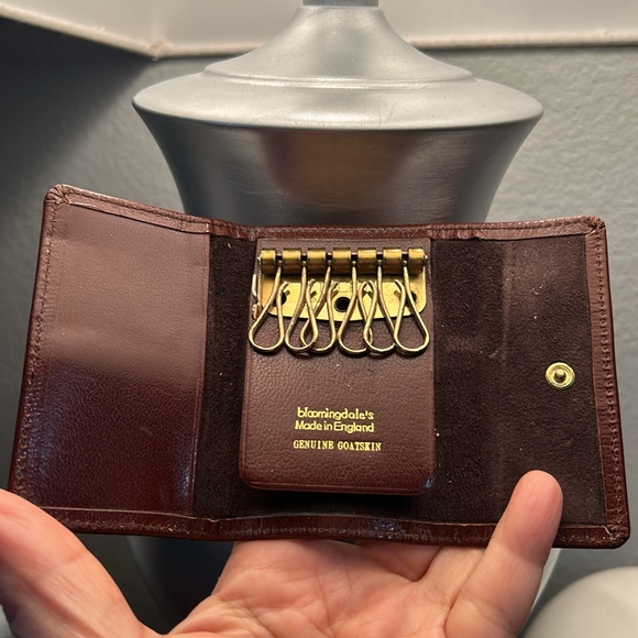 Vintage Bloomingdale’s Genuine Goatskin Key Wallet ENGLAND - Picture 5 of 6
